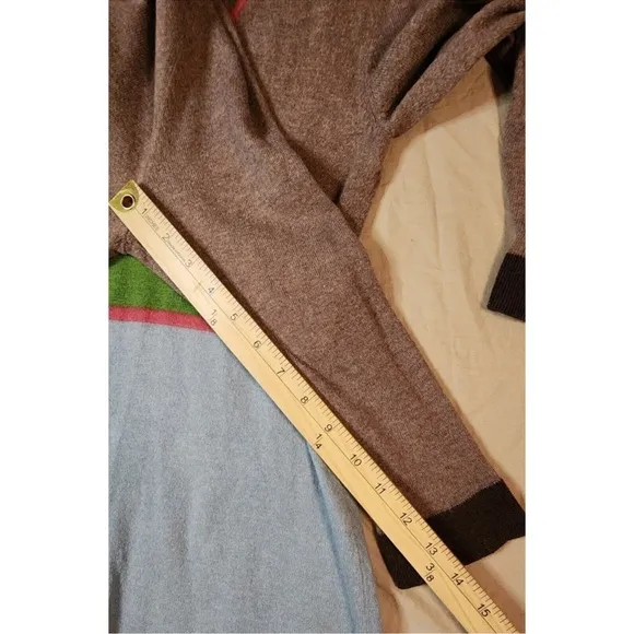 🍓 Boden colorblock sweater fit and flare flattering midi dress RARE size 14
